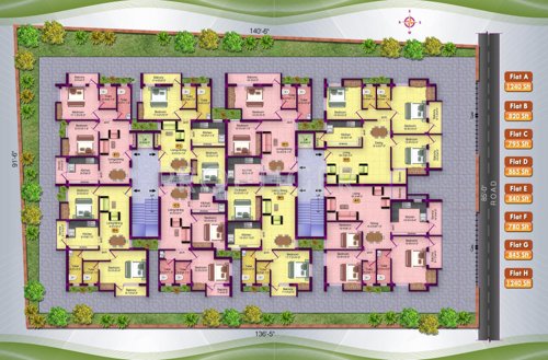 Raamaa Associates Shri Ram Priya Avenue Cluster Plan