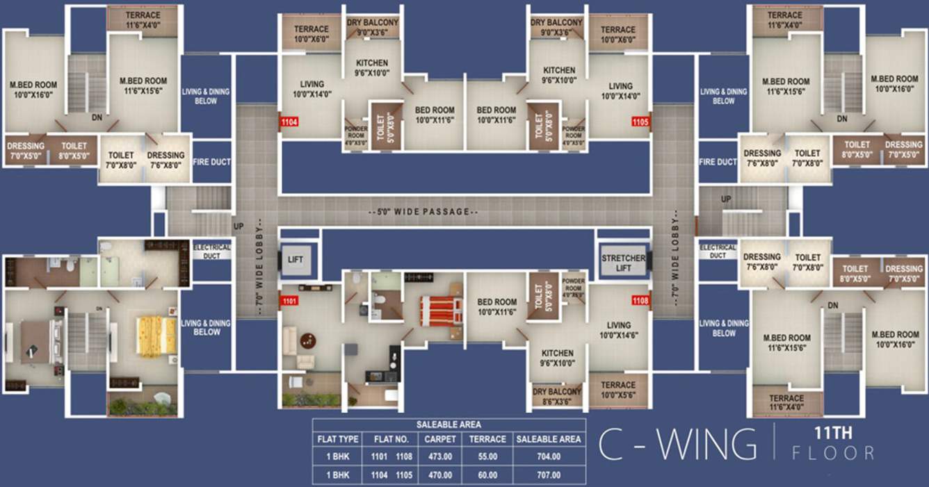 lawish Images for Cluster Plan of Gagan Lawish