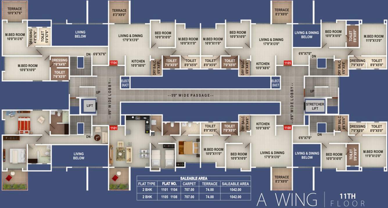 lawish Images for Cluster Plan of Gagan Lawish