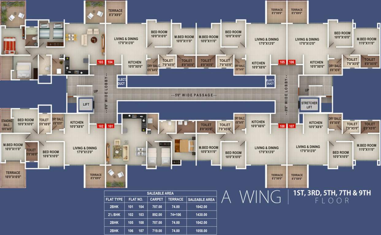 lawish Images for Cluster Plan of Gagan Lawish