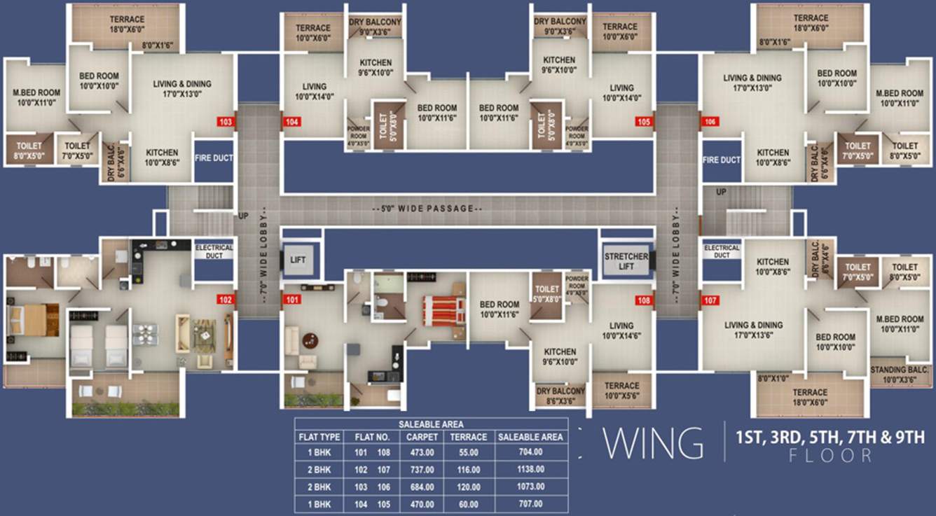 lawish Images for Cluster Plan of Gagan Lawish