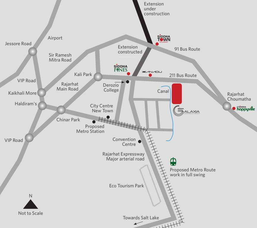 Images for Location Plan of Siddha Galaxia 2