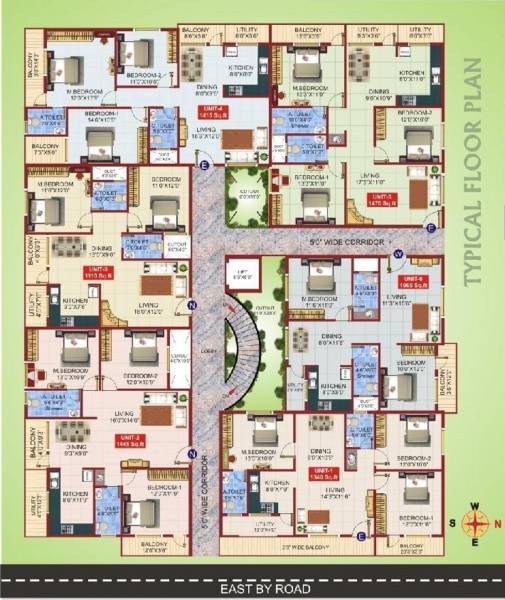 prakruthi-shelters prakruthi-elite Single Block Cluster Plan