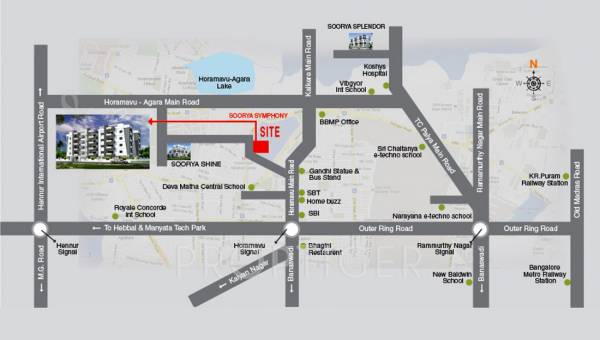 Images for Location Plan of Soorya Soorya Symphony