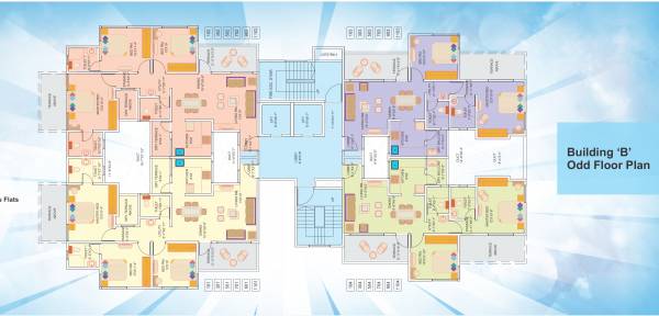  anand Single Tower Cluster Plan