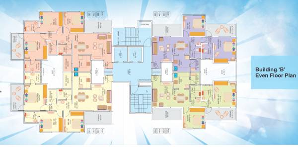  anand Single Tower Cluster Plan