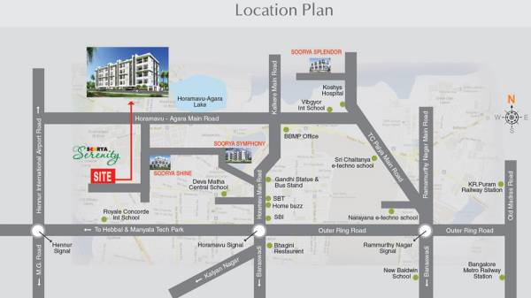  serenity Location Plan