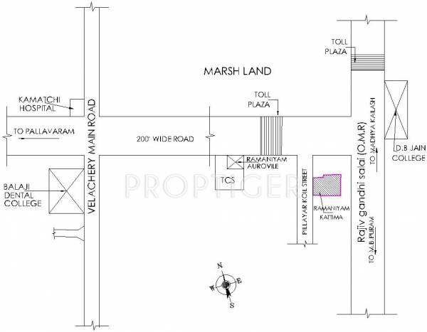 Images for Location Plan of Ramaniyam Real Estates Kattima