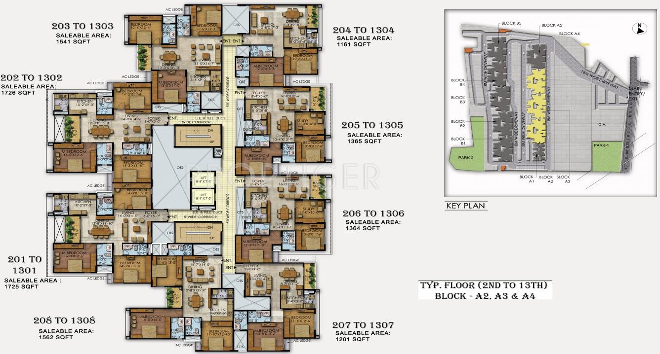 Images for Cluster Plan of Mahaveer Ranches