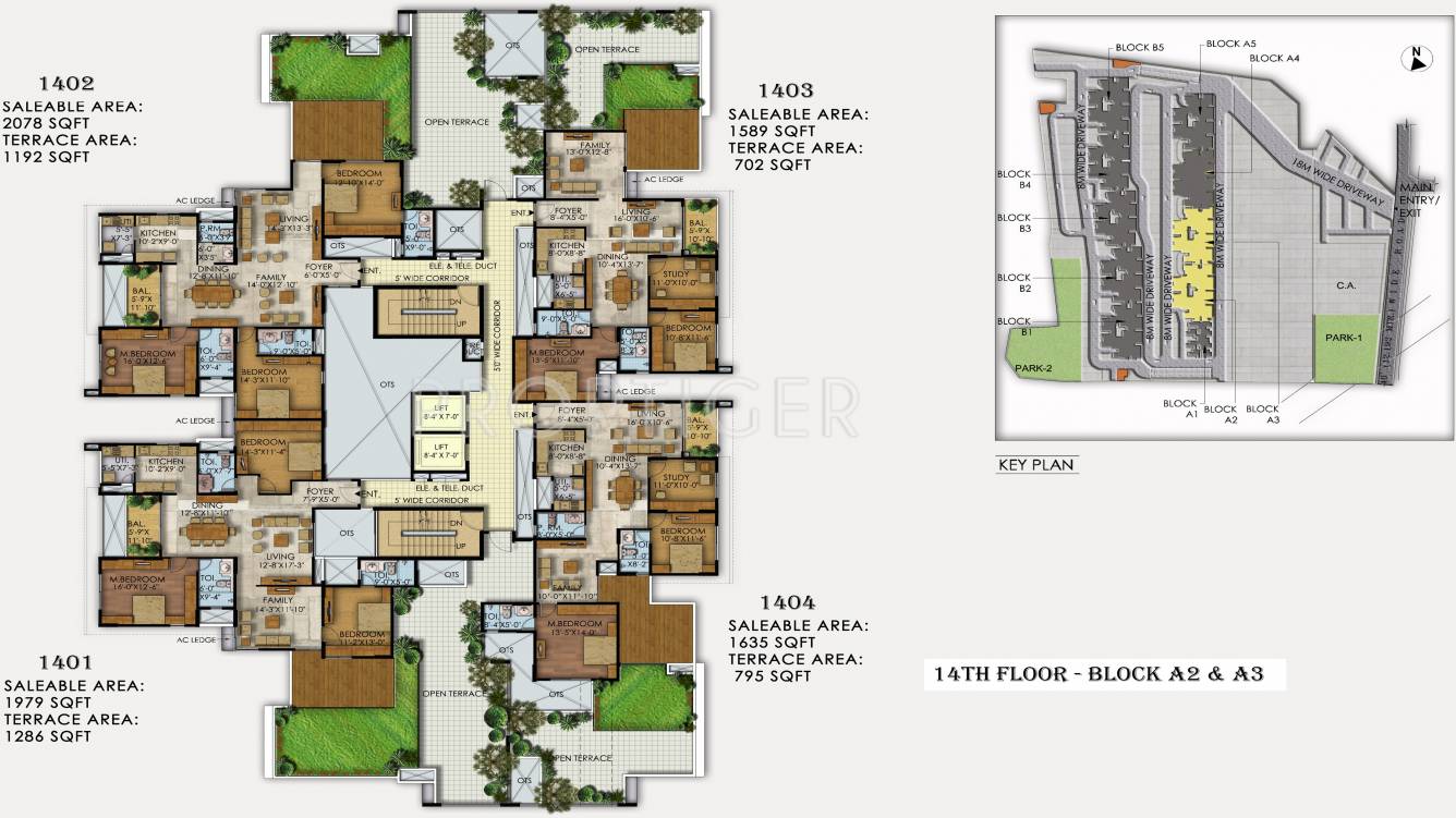Images for Cluster Plan of Mahaveer Ranches