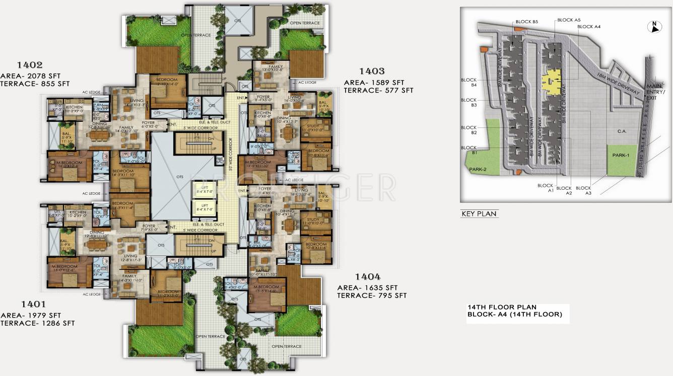 Images for Cluster Plan of Mahaveer Ranches