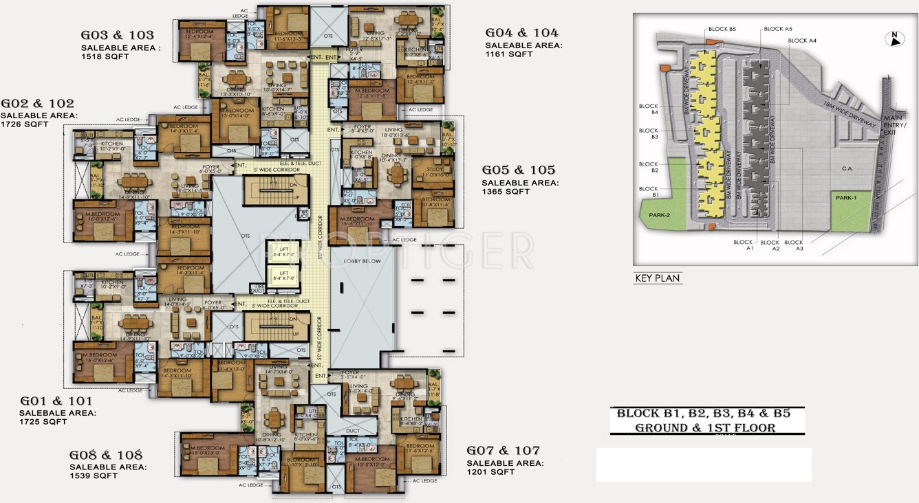 Images for Cluster Plan of Mahaveer Ranches