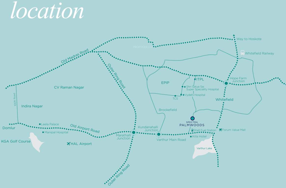 palm woods Images for Location Plan of Spectra Palmwoods