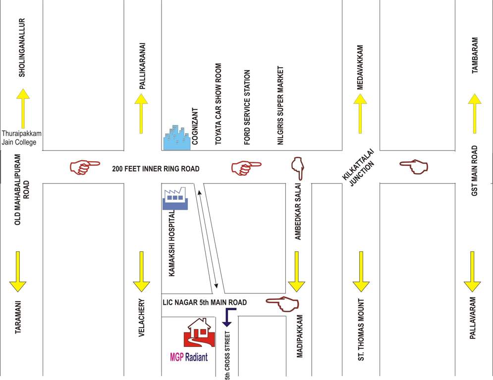 radiant Images for Location Plan of MGP Radiant