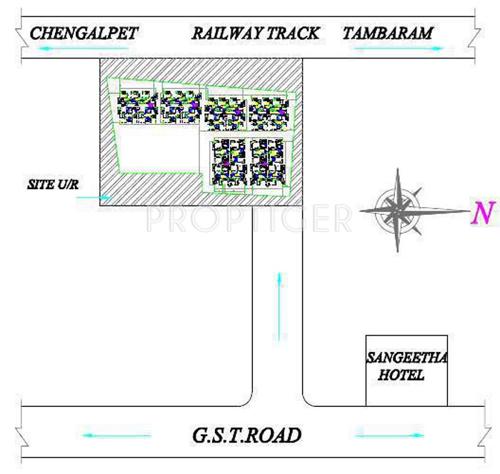 Images for Location Plan of  KNR Abirami Webster Village