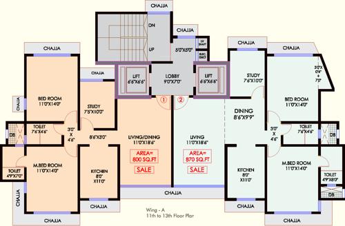  udaka-heights Images for Cluster Plan of DLH Udaka Heights
