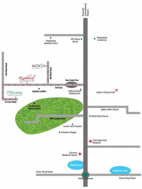 Images for Location Plan of Gokaldas Lifestyle Nirvana