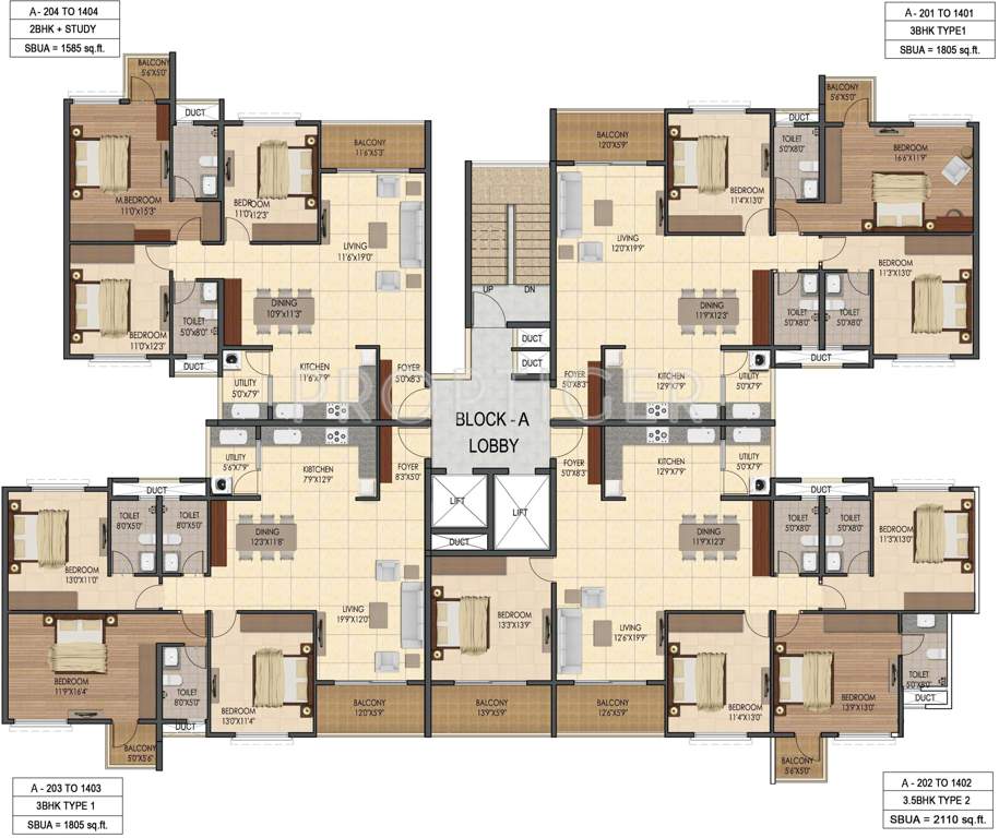 silver ripples Images for Cluster Plan of Sumadhura Silver Ripples
