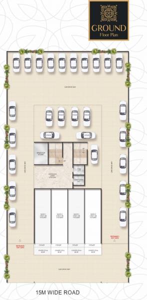  exotica Exotica Cluster Plan for ground Floor