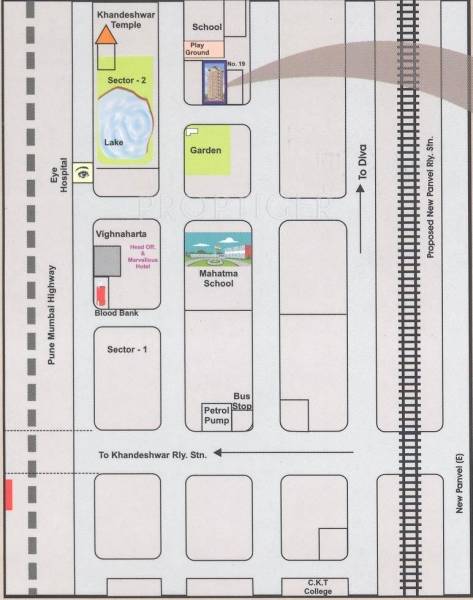 millennium-group mangalmurti Location Plan