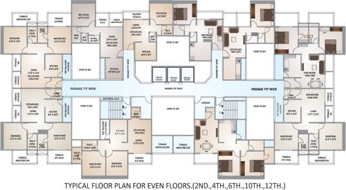  begonia Images for Cluster Plan of Kohinoor Begonia