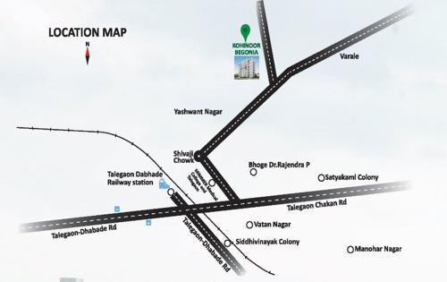  begonia Images for Location Plan of Kohinoor Begonia
