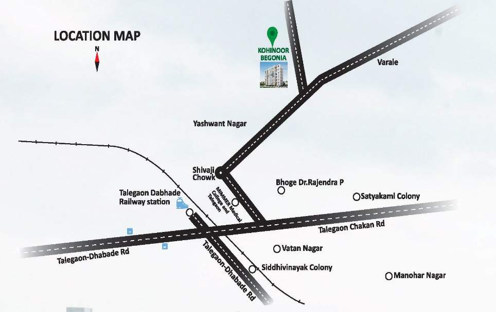  begonia Images for Location Plan of Kohinoor Begonia