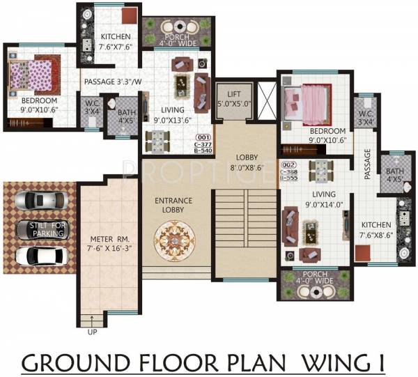 Images for Cluster Plan of Kohinoor Castles