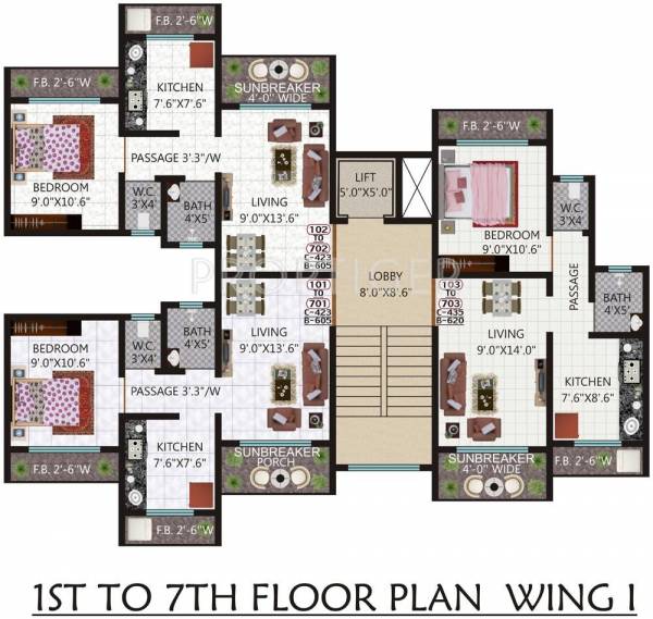 Images for Cluster Plan of Kohinoor Castles