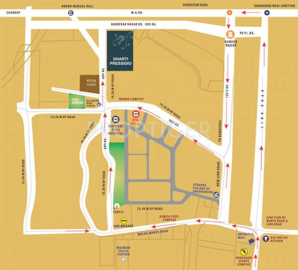 Images for Location Plan of Dharti Pressidio Images for Location Plan of Dharti Pressidio