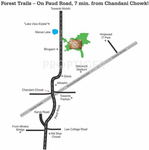 pebbles Images for Location Plan of Paranjape Pebbles