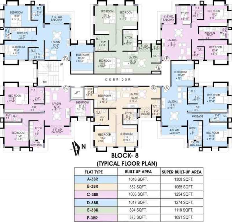  uttara Images for Cluster Plan of Merlin Uttara