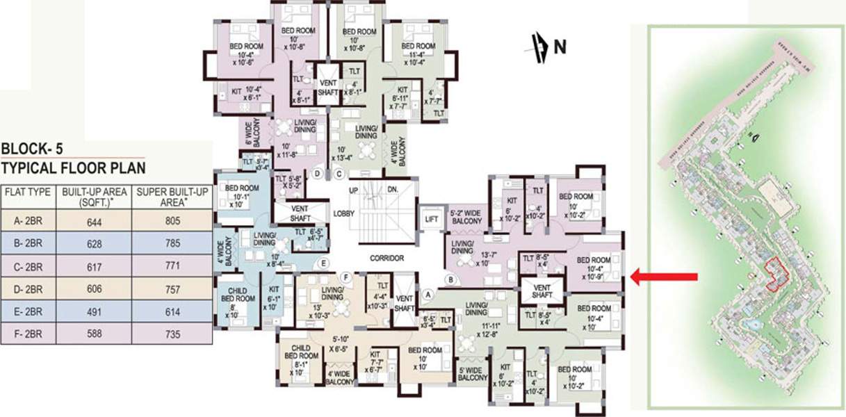  uttara Images for Cluster Plan of Merlin Uttara