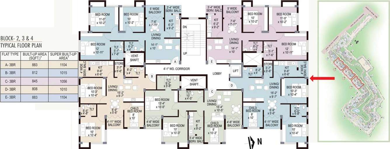  uttara Images for Cluster Plan of Merlin Uttara