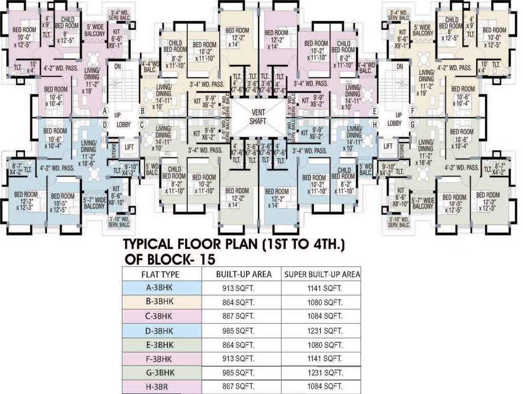  uttara Images for Cluster Plan of Merlin Uttara