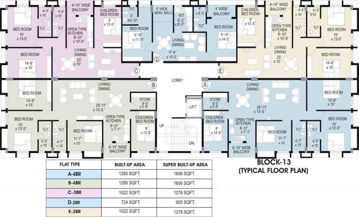  uttara Images for Cluster Plan of Merlin Uttara