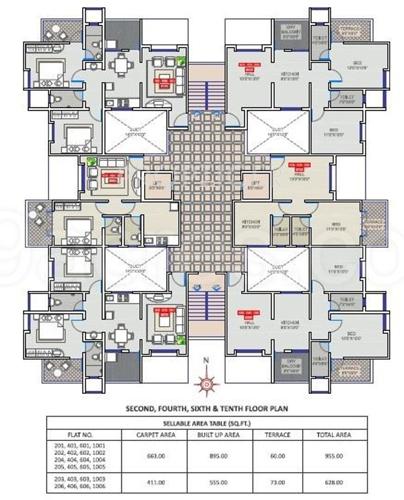 Images for Cluster Plan of Sai The Orchid