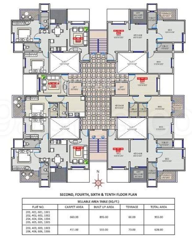 Images for Cluster Plan of Sai The Orchid