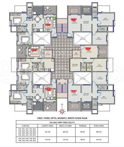 Images for Cluster Plan of Sai The Orchid