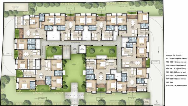 Images for Cluster Plan of Atikramya Foyer