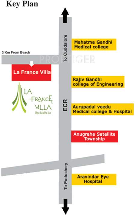 Images for Location Plan of Navasakthi La France Villa