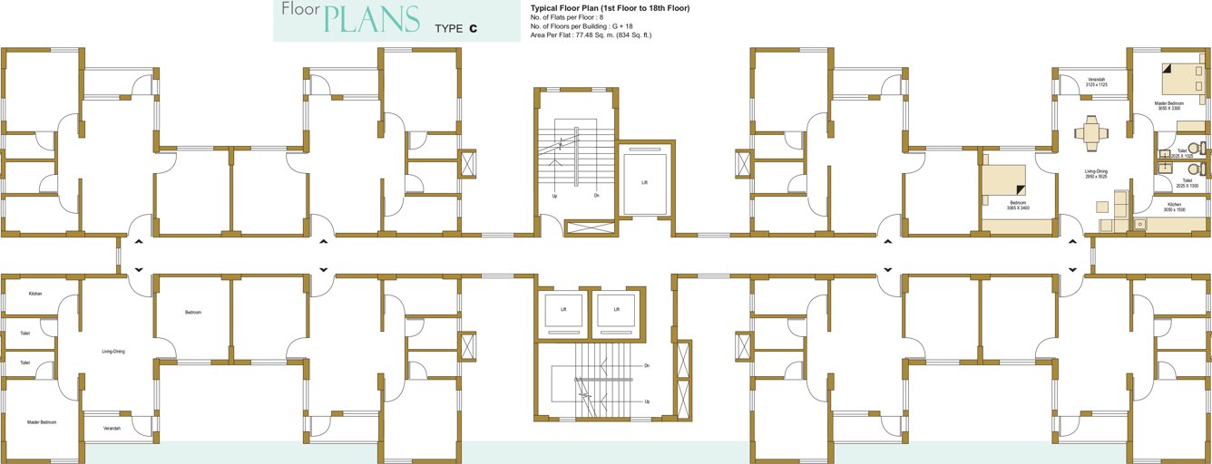  avidipta Images for Cluster Plan of Bengal Peerless Avidipta