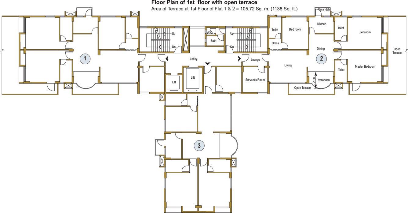 Images for Cluster Plan of Bengal Peerless Avidipta