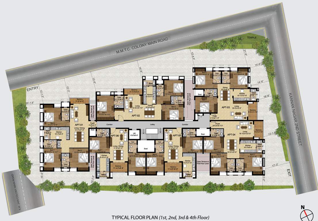 corner stone Images for Cluster Plan of Lancor Corner Stone