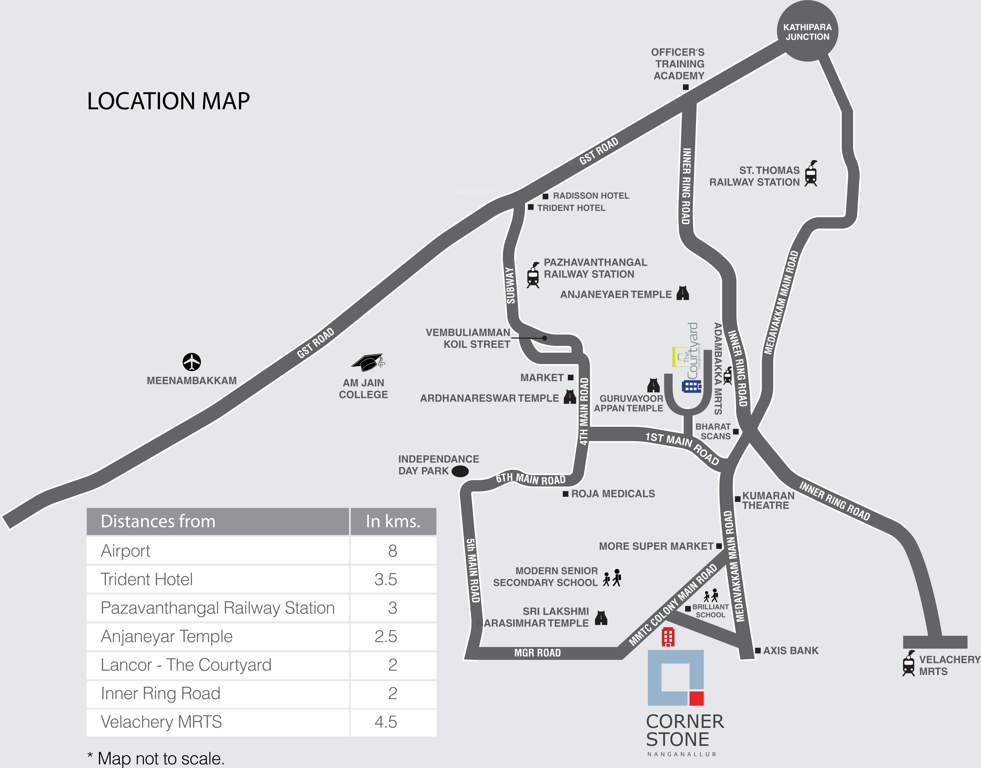 corner stone Images for Location Plan of Lancor Corner Stone