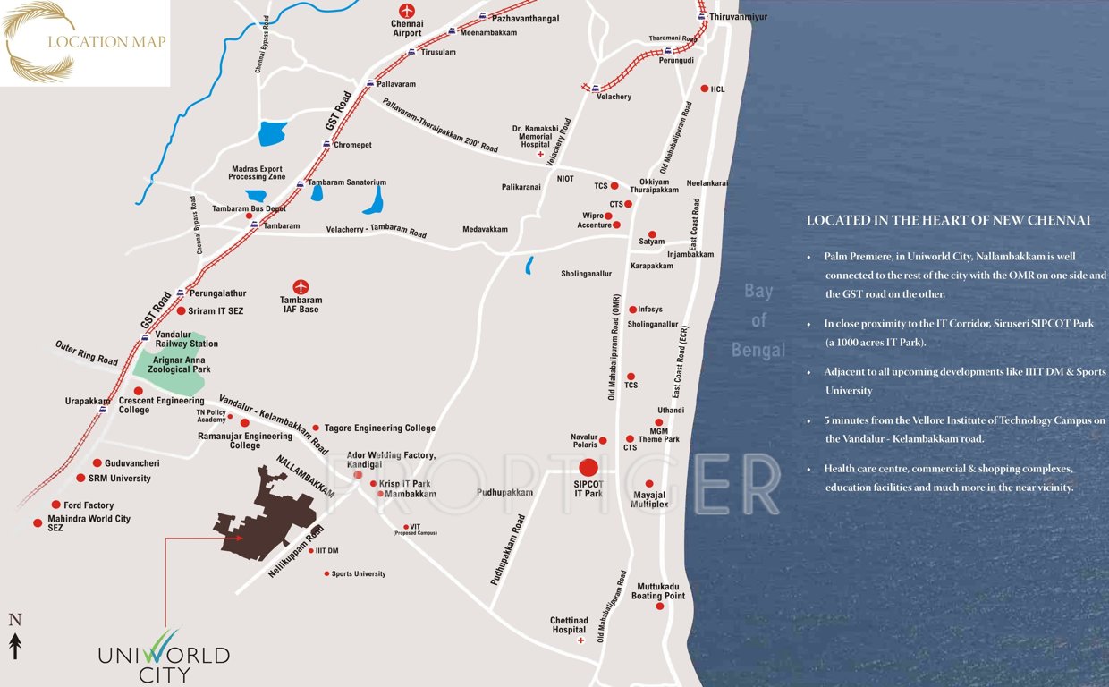 Images for Location Plan of Unitech Palm Premiere