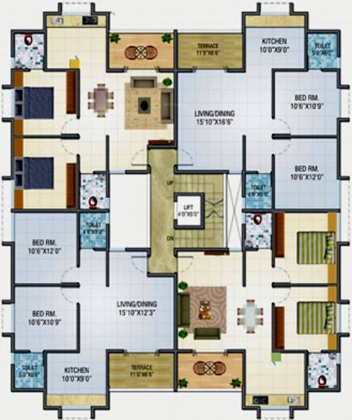 Images for Cluster Plan of Jay Aditya Tower