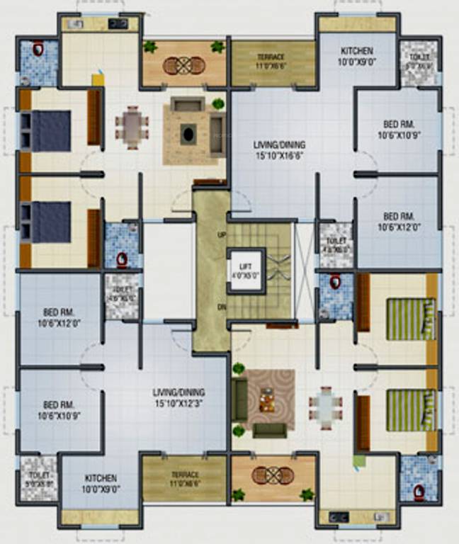 Images for Cluster Plan of Jay Aditya Tower