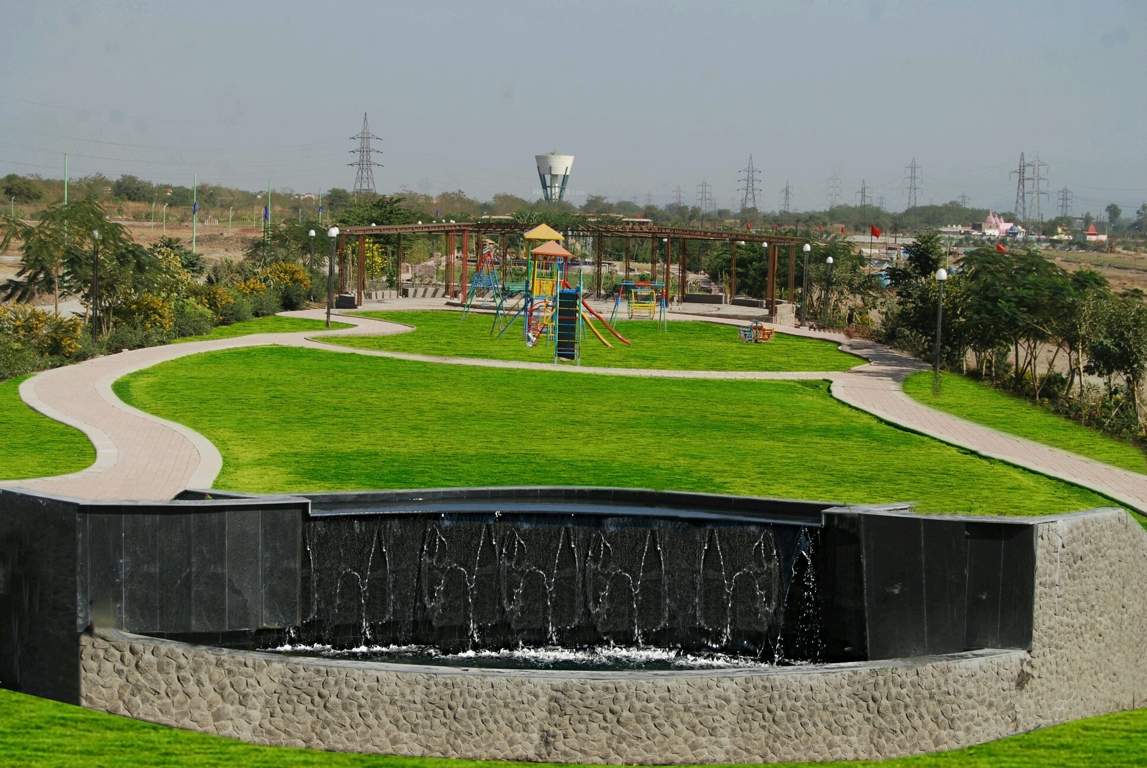 fantasy villa Landscape Garden and Tree Planting