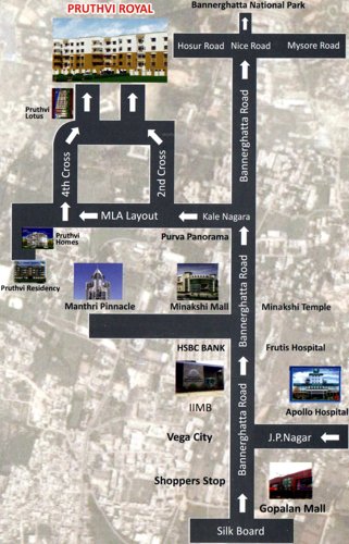  royal Images for Location Plan of Pruthvi Royal